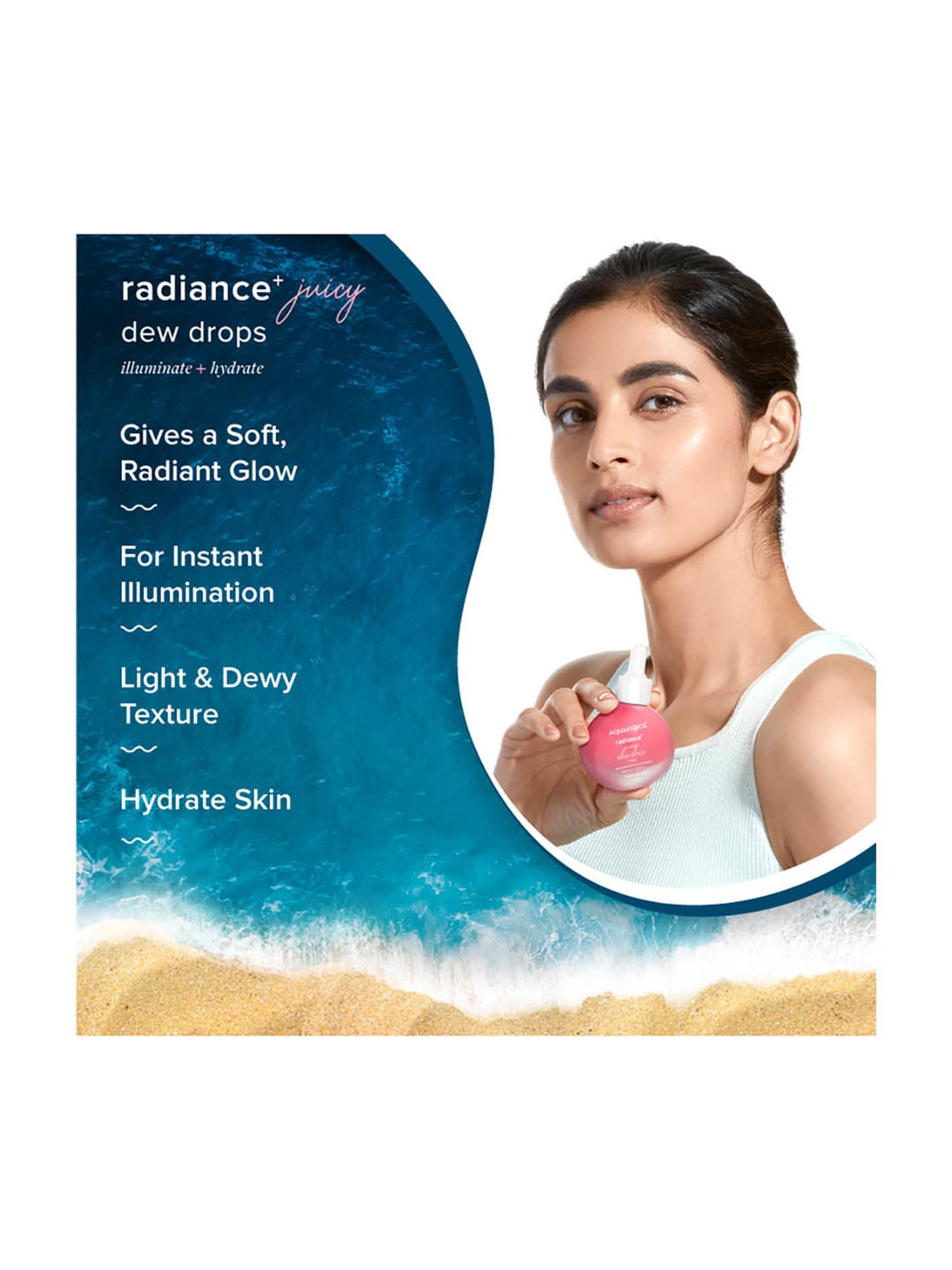 Aqualogica Radiance+ Juicy Dew Drops - 30 ml