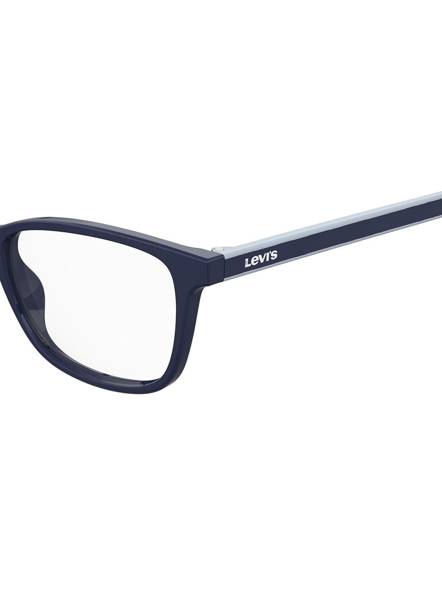 Levi's Blue Rectangular Eye Frames for Women