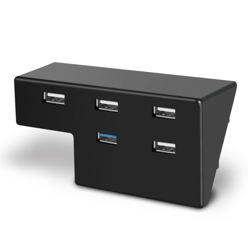 5 Port USB Hub for PS4 Pro Edition - USB 3.0 / 2.0 High Speed Adapter Accessories Expansion Hub Connector Splitter Expander for PS4S PlayStation 4 Pro Edition Gaming Console [PS4 Pro Edition]