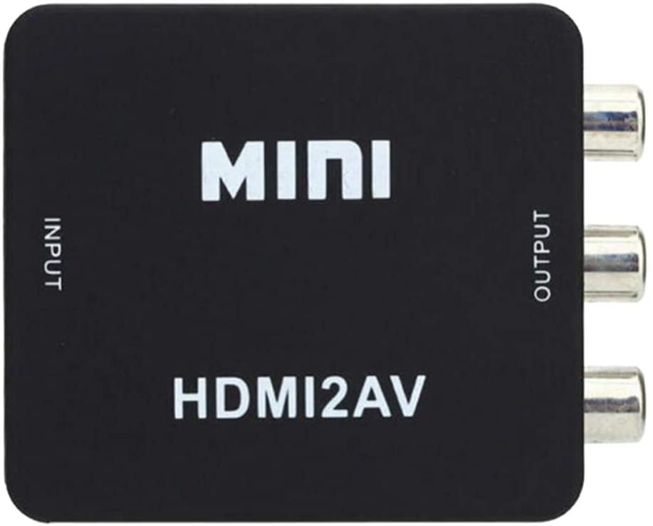 MagiDeal HDMI to RCA to AV, 1080P HDMI to AV 3RCA CVBs Composite Video Audio Convert