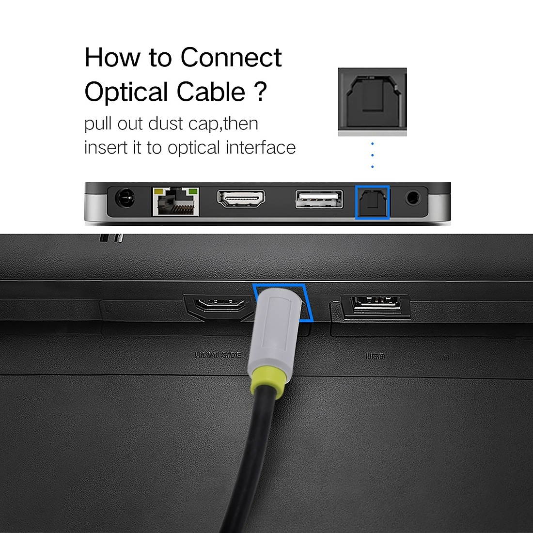com 6 ft 18 m Digital Optical Audio Cable Toslink Digital Optical SPDIF UltraThin MaleMale Optical Audio Cable THINTOS6