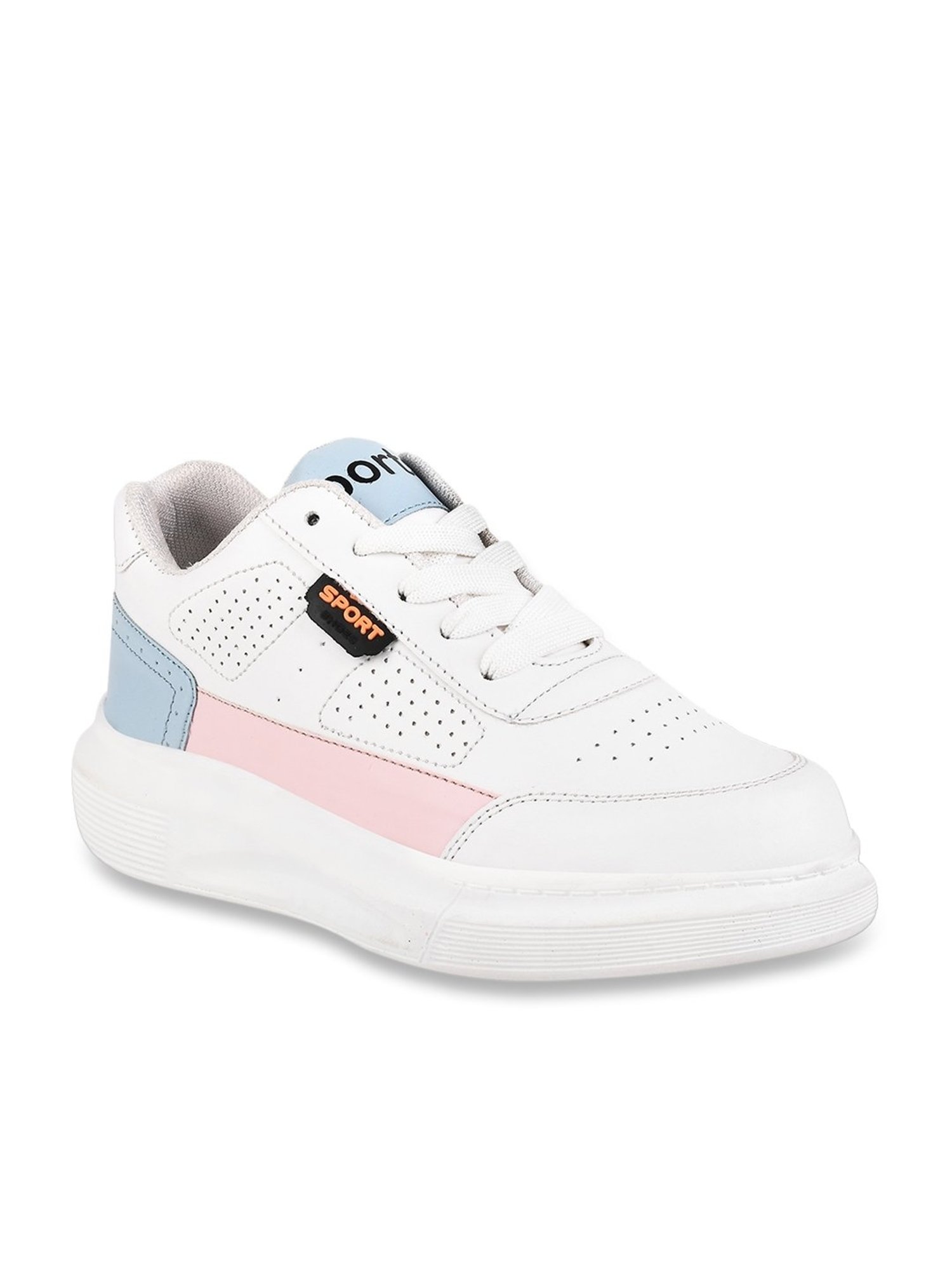 Shoetopia Women's White Sneakers