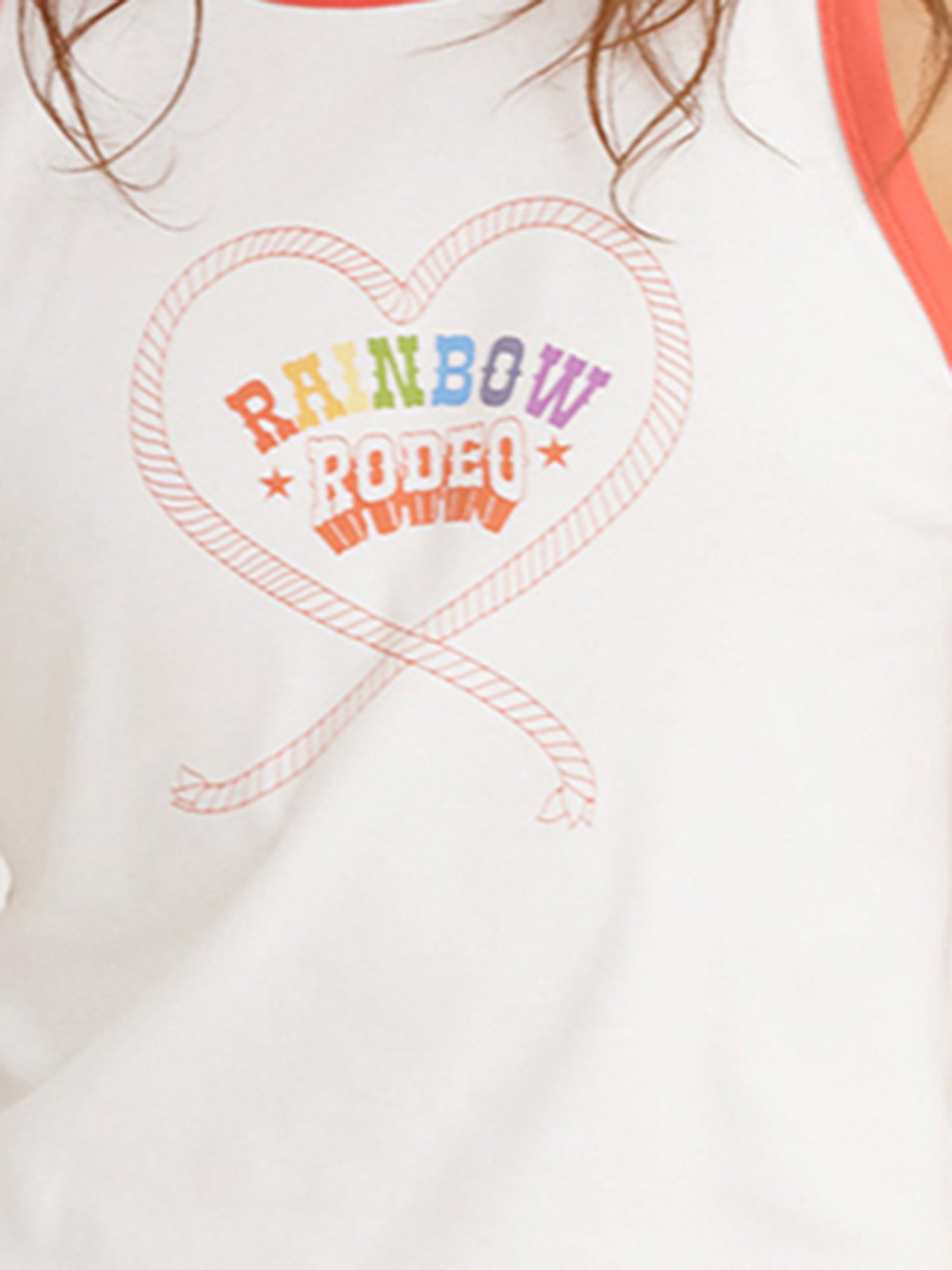 Levi's White Cotton Graphic Print Top