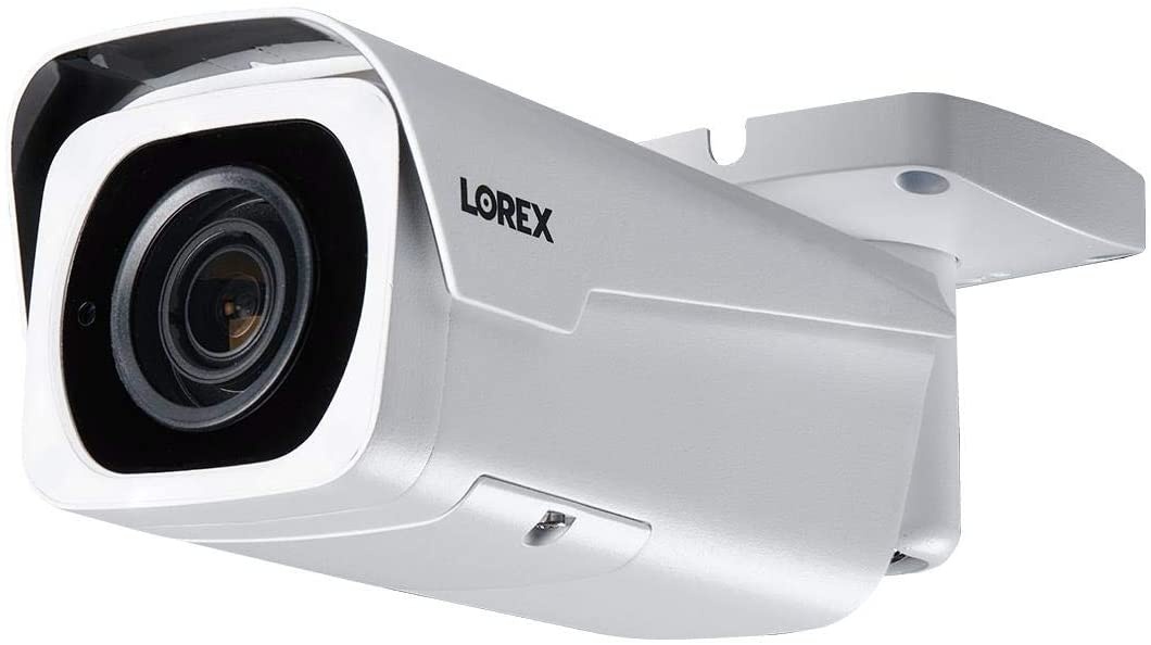 Lorex 8MP 4K IP Motorized Varifocal Zoom Bullet Security Camera LNB8963, 250ft IR Night Vision, 4X Zoom, (2 Cameras, White)