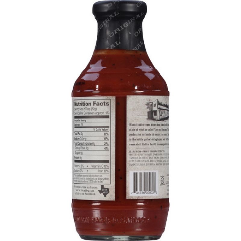 Stubb's Barbecue Sauce Original - 18oz