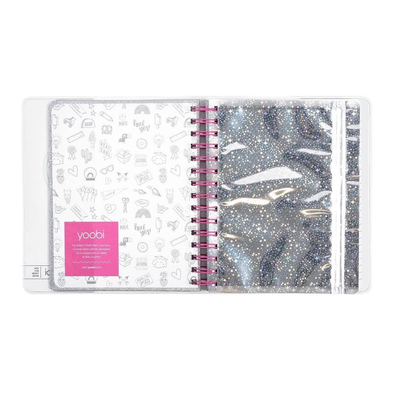 Lined Spiral Journal Glitter Get it Girl  - Yoobi™