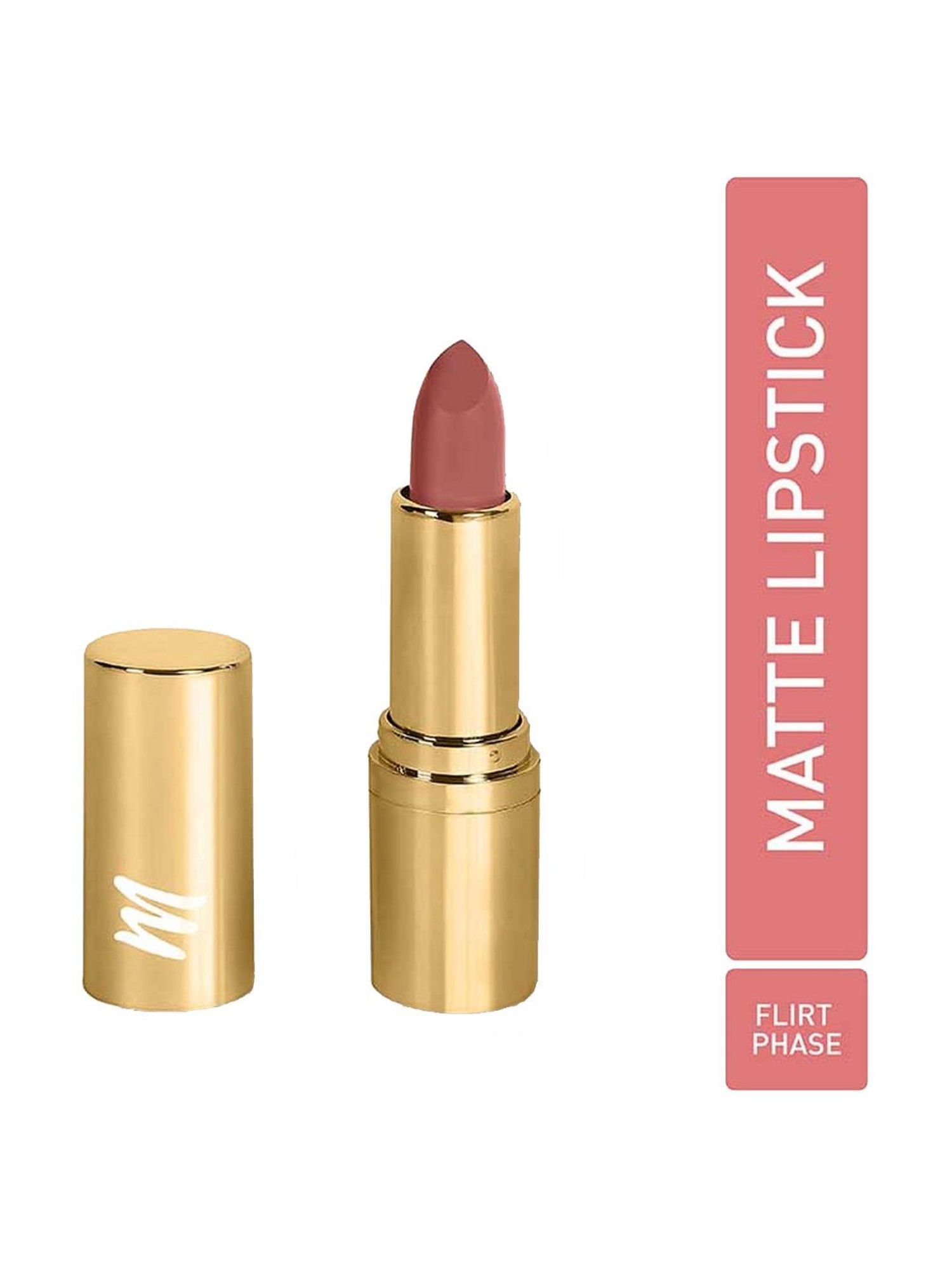 MyGlamm Treasure IT Suede Matte Lipstick Flirt Phase - 4.2 gm