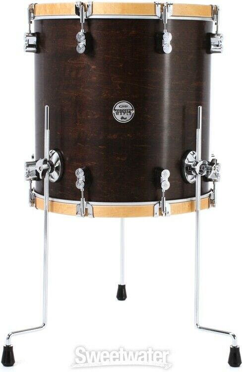 PDP Concept Maple Classic 2-piece 13"/16" Tom Pack - Walnut with Natural Hoops
