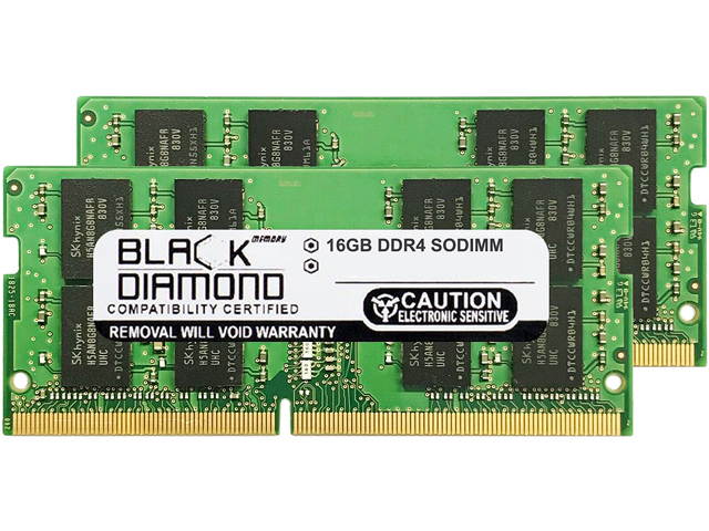 Black Diamond Memory 8GB 260-Pin DDR4 SO-DIMM DDR4 2933 (PC4 23400) Laptop Memory Model BD8G2933MQN22