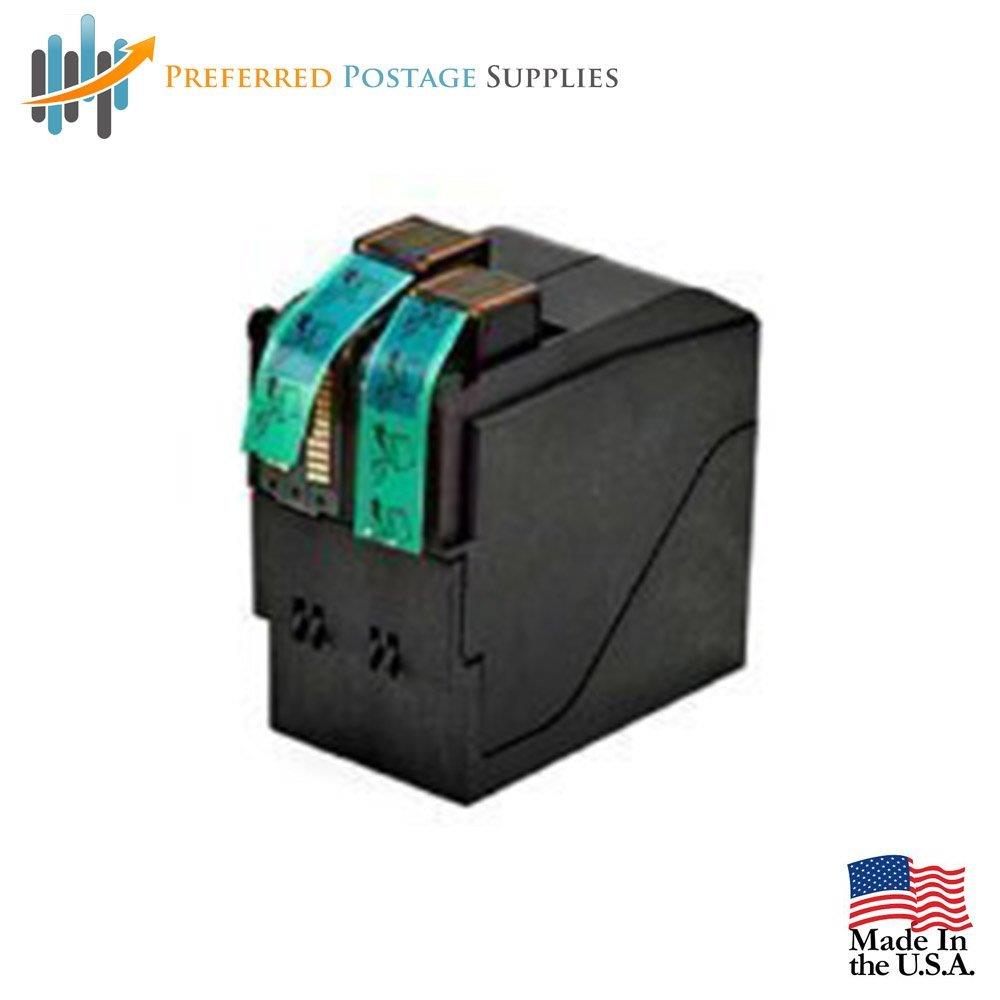 OEM Quality Compatible Red Ink Cartridge For Neopost ISINK34 + 1 Pack of Neopost Compatible Postage Meter Tapes and 4 oz. Bottle of Sealing Solution USPS Approved