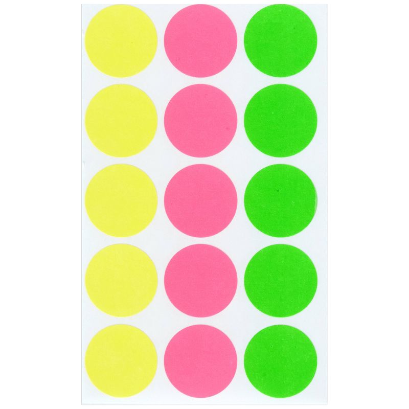 300ct Dot Stickers Neon - up & up™