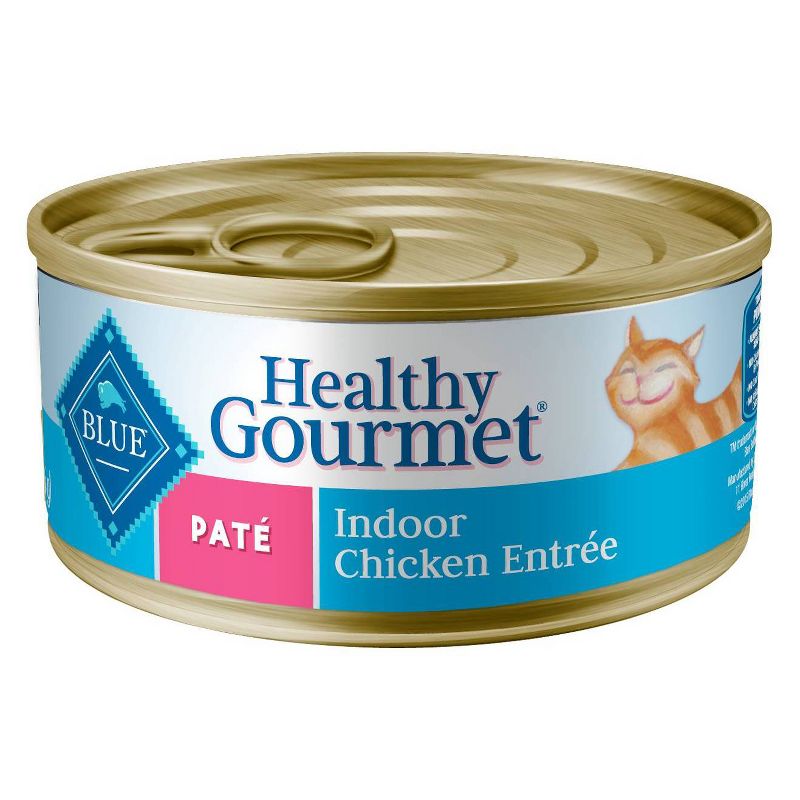 Blue Buffalo Healthy Gourmet Paté Premium Wet Cat Food Indoor Chicken Entrée - 5.5oz