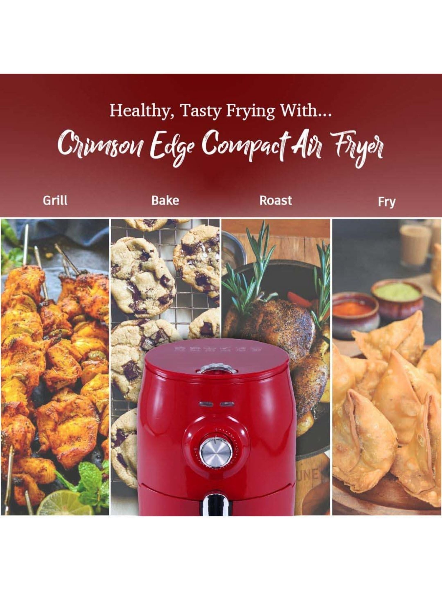 Prestige Nutrifry Black Plastic Electric Digital Touch Airfryer 4.5L