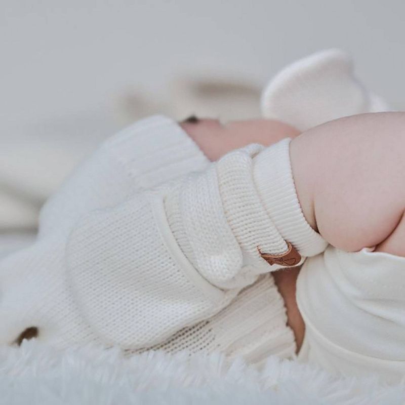 Luvable Friends Baby Cotton Scratch Mittens 4pk, Owl, One Size