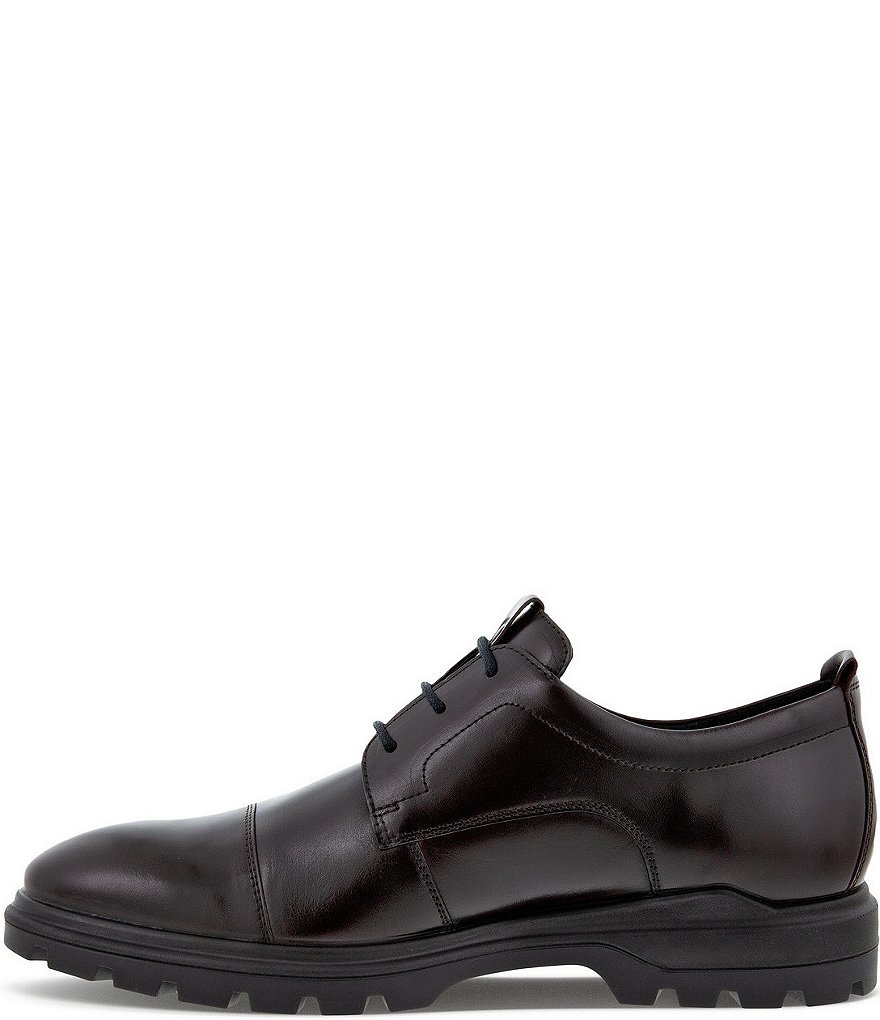 ECCO Men's Citytray Avant Cap Toe Leather Lace-Up Oxfords