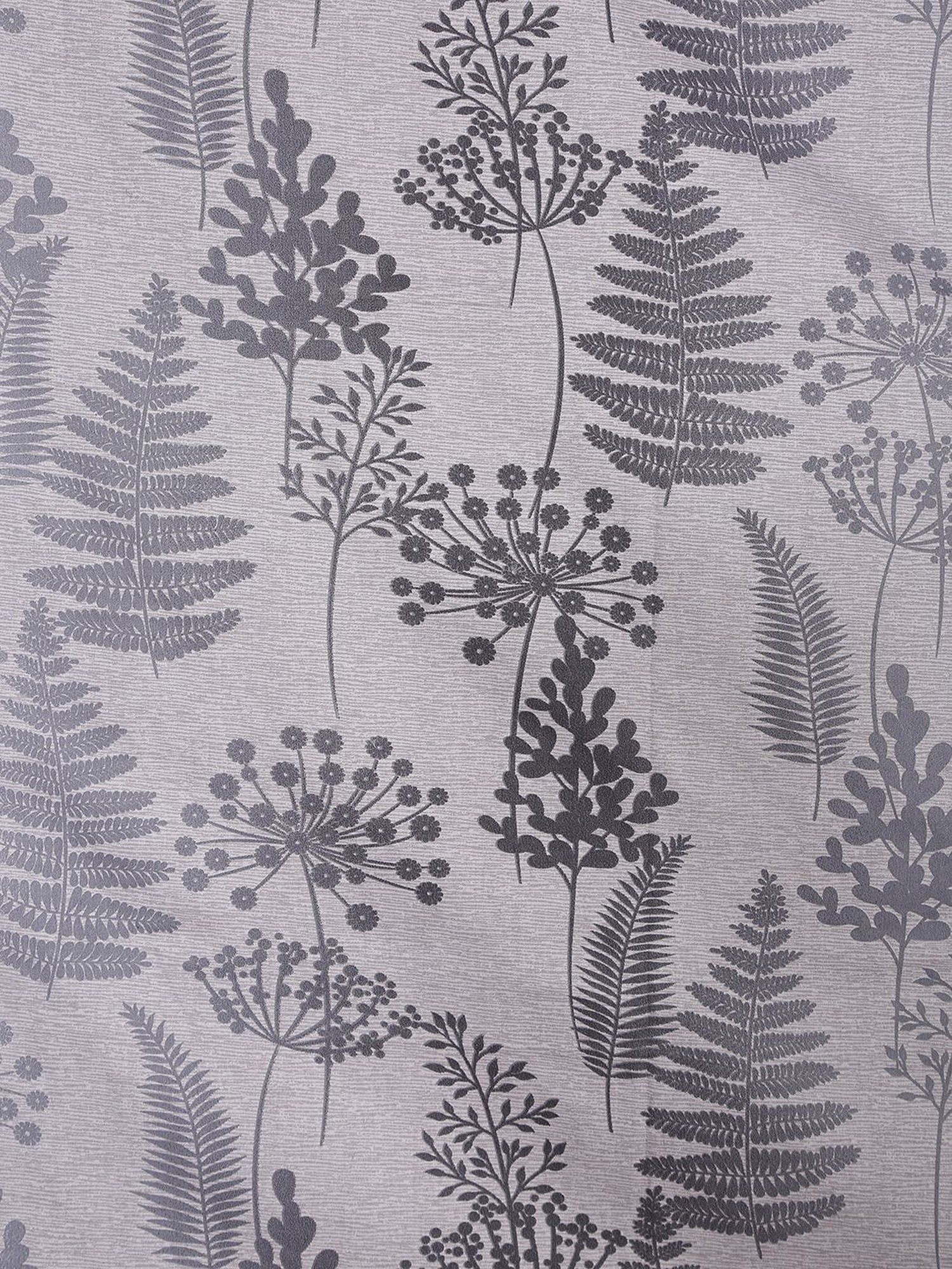 Swayam   Floral Purple & Grey 240 TC Cotton King Bedsheet with 2 Pillow Covers