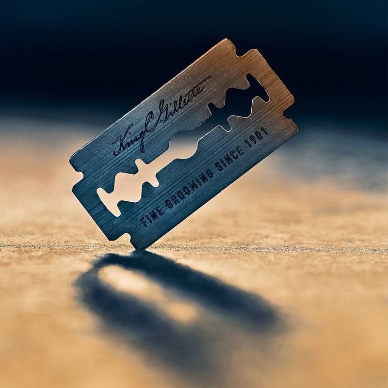 King C. Gillette Men's Double Edge Safety Razor Blades - 10ct