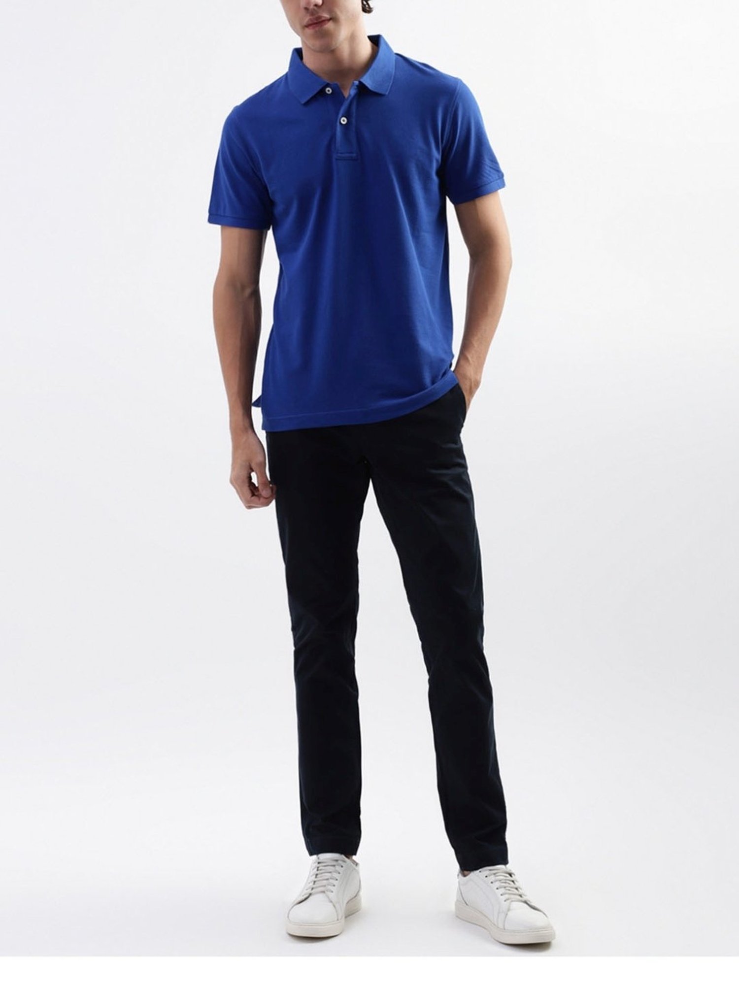 Bruun & Stengade Navy Slim Fit Chinos