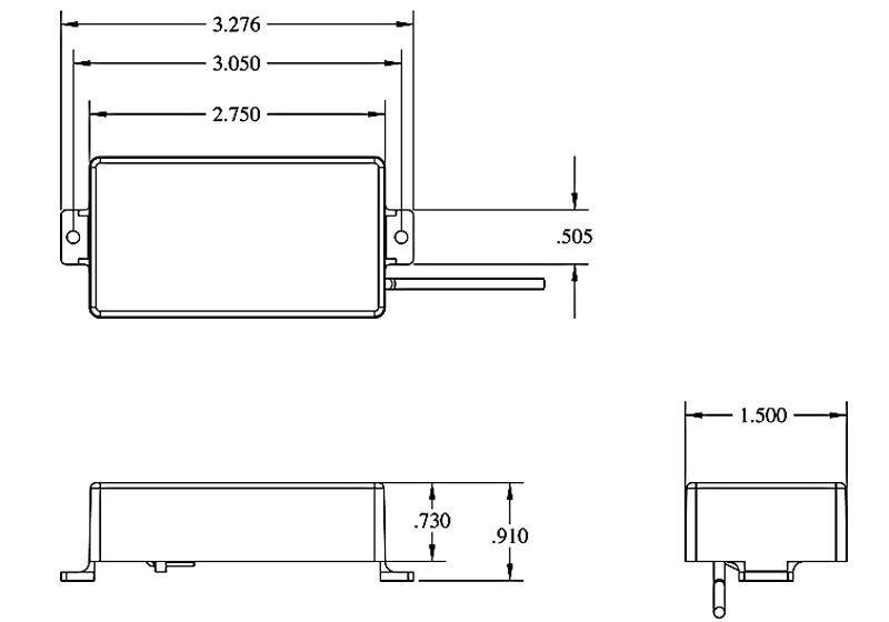Seymour Duncan AHB-1 Blackout Neck Humbucker Guitar Pickup