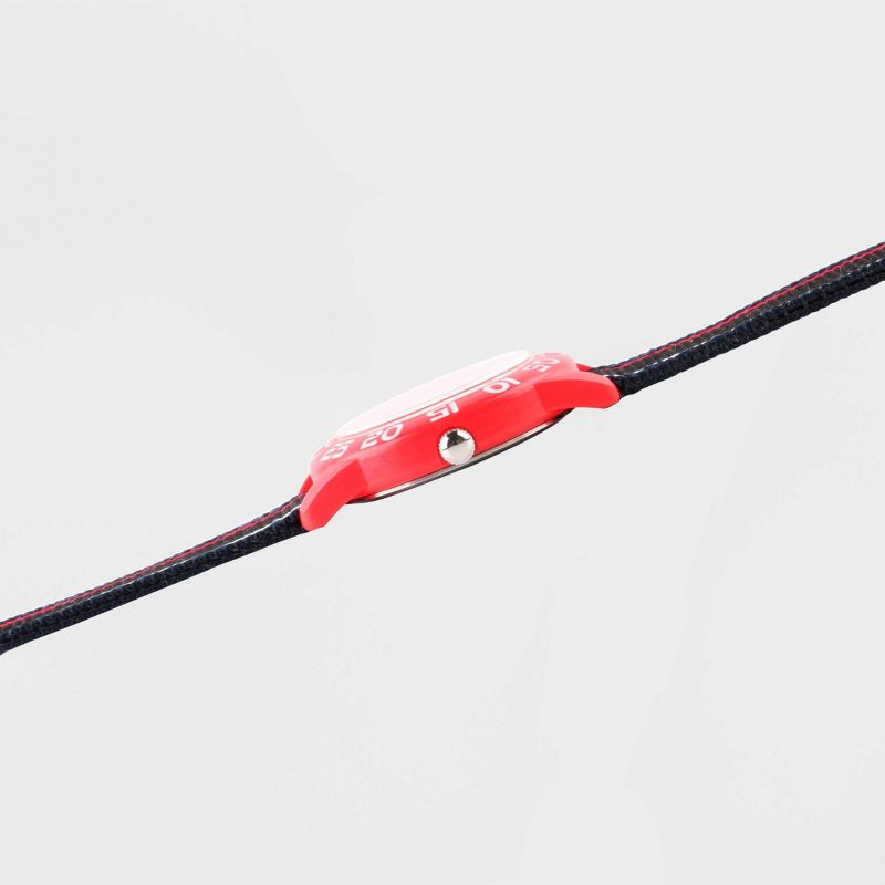 Kids' Red Balloon Dinosaur Plastic Time Teacher Strap Watch - Black