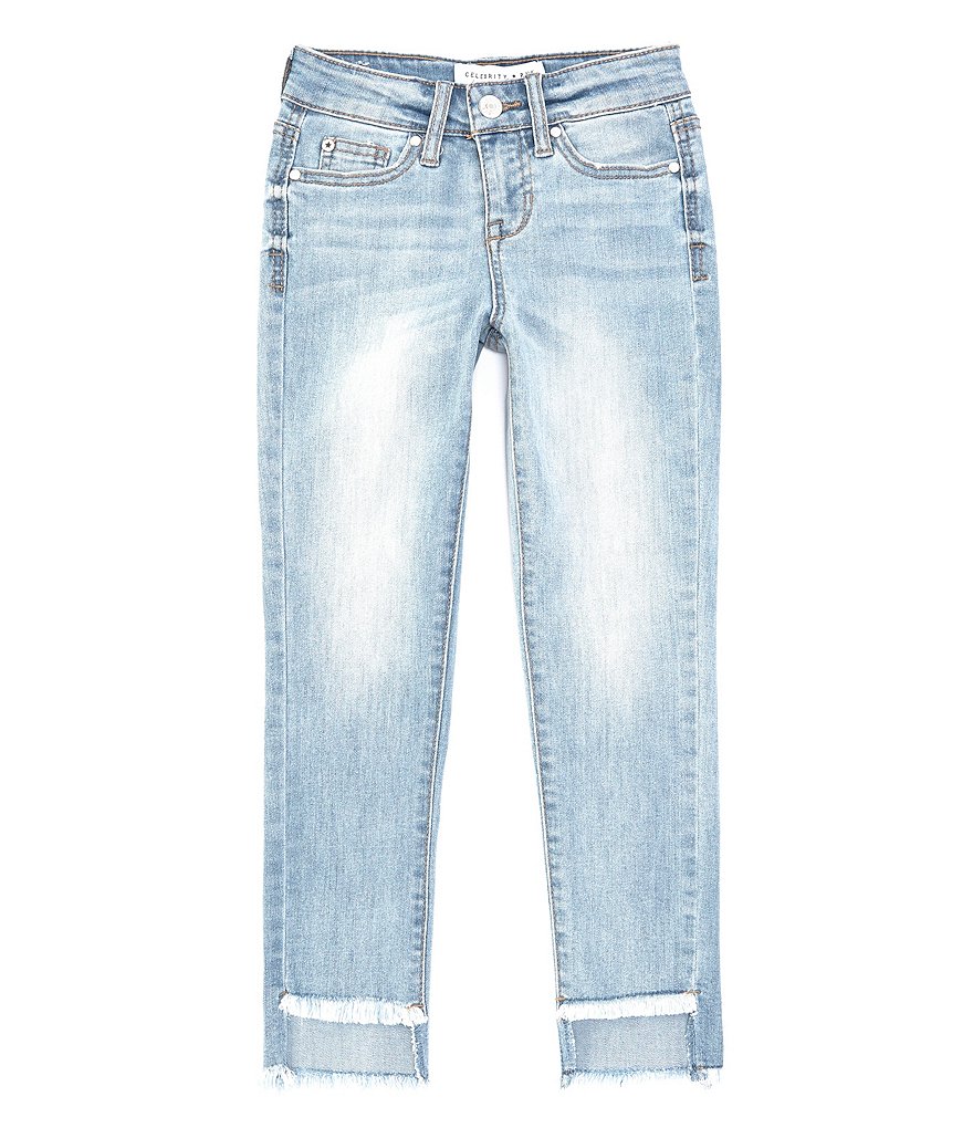 Celebrity Pink Big Girls 7-16 REPREVE&reg; Recycled Materials Step-Hem Skinny Jean