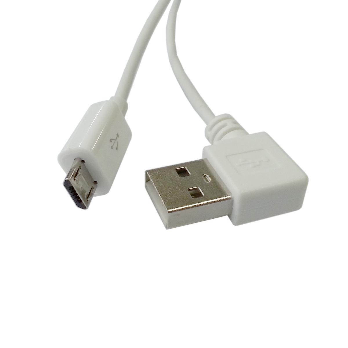 2pcs USB Male RIGHT Angled 90 degree to Micro USB cable for s3 i9300 N7100 s2
