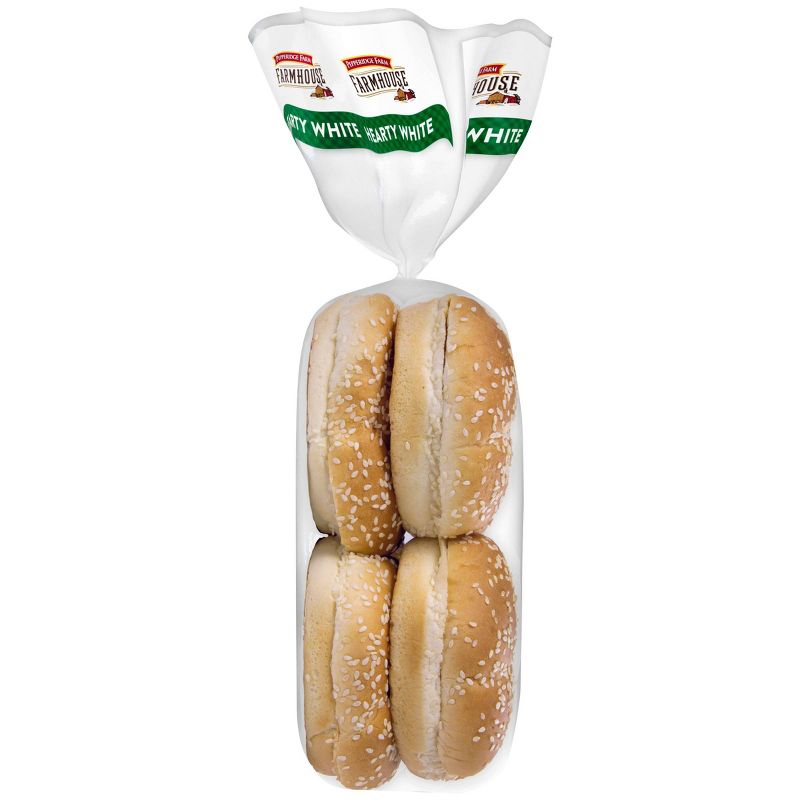 Pepperidge Farm Farmhouse Hearty White Hamburger Buns - 20oz/8ct