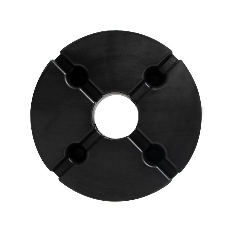 Patio Offset Umbrella Base, Water and Sand Filled Cantilever Weights, Heavy Duty Round Umbrella Stand Black - Crestlive Products