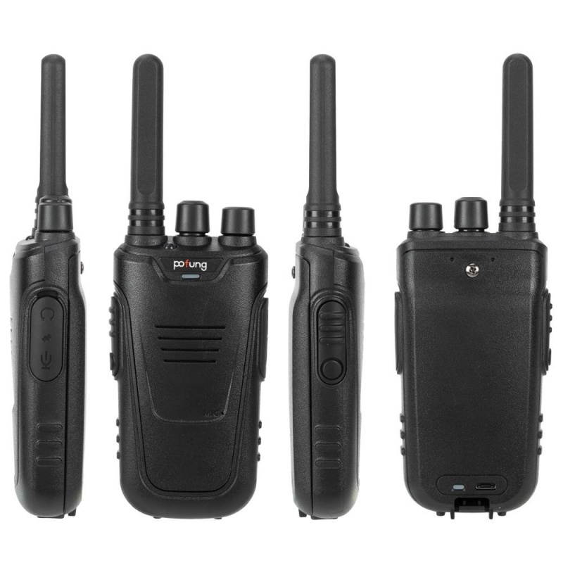 Walkie-Talkie USB T11 2W 1500mAh Dual Rotary Knob FRS 2PACK