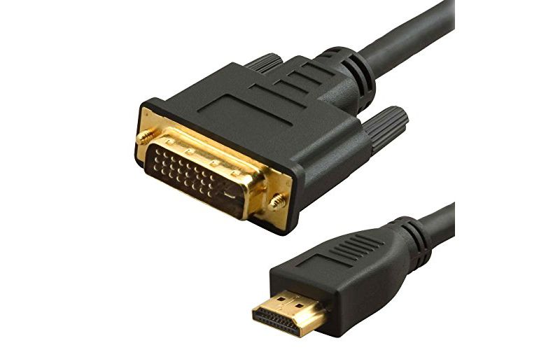 Link Depot DVI-2-HDMI Gold Plated HDMI to DVI Cable - 6 feet - OEM - Black