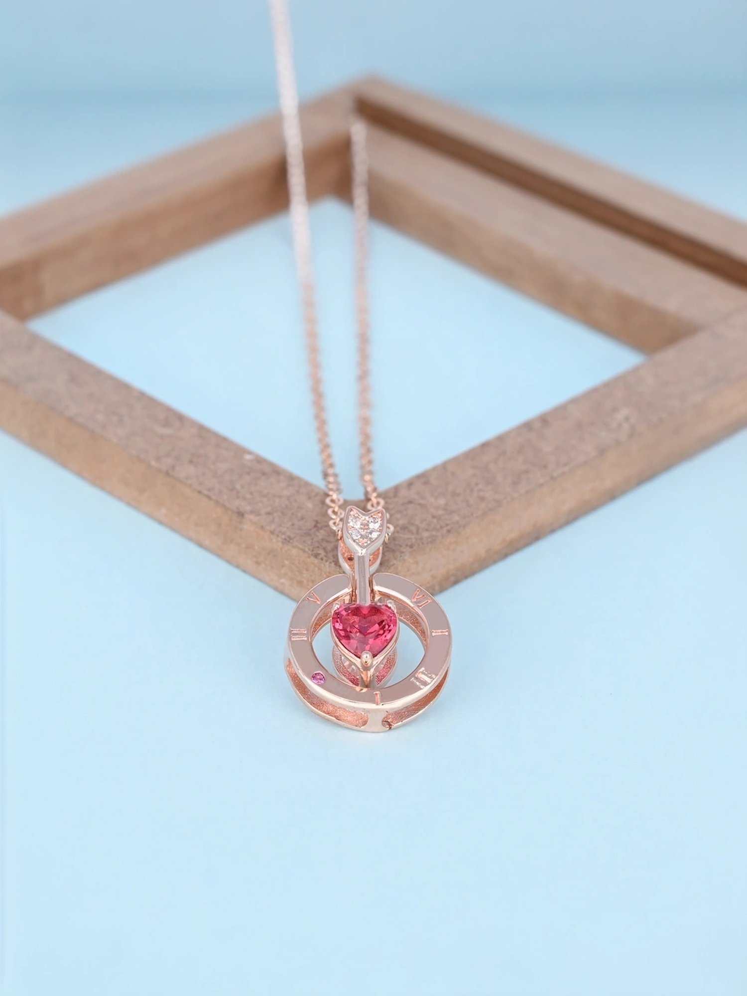 GIVA 92.5 Sterling Silver Double Infinity Love Necklace for Women