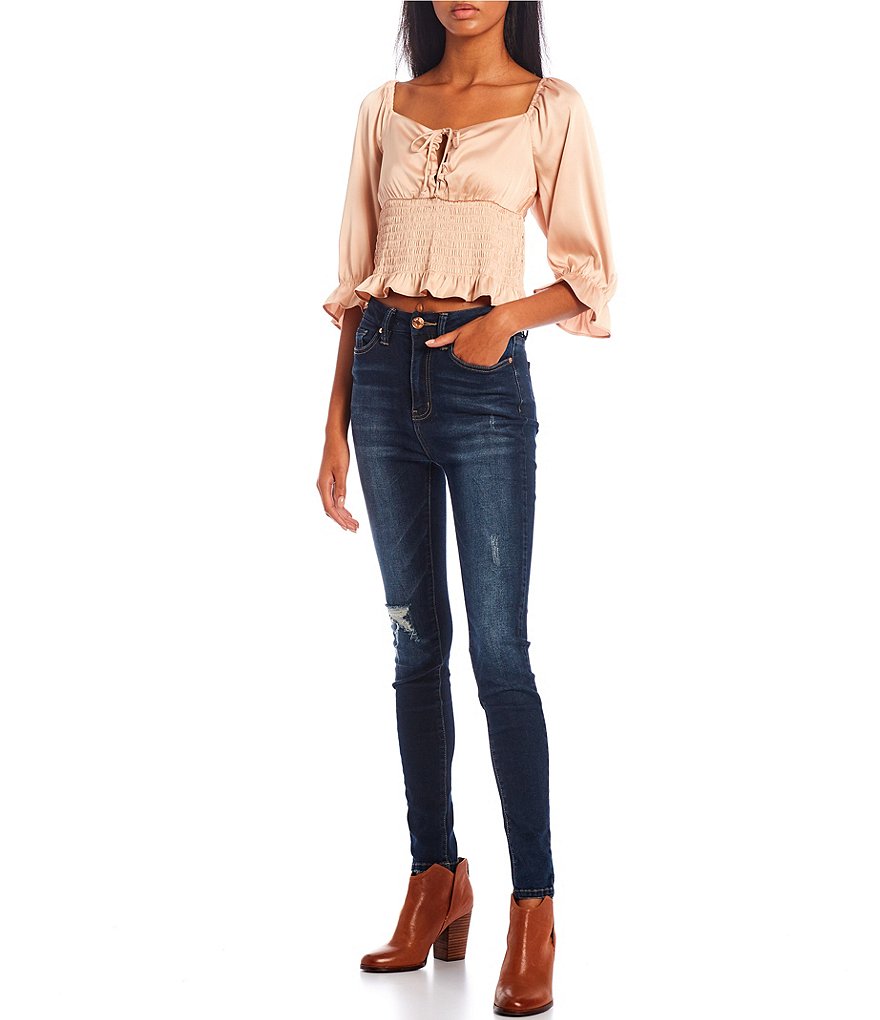 Evolutionary Smocked Peasant Top