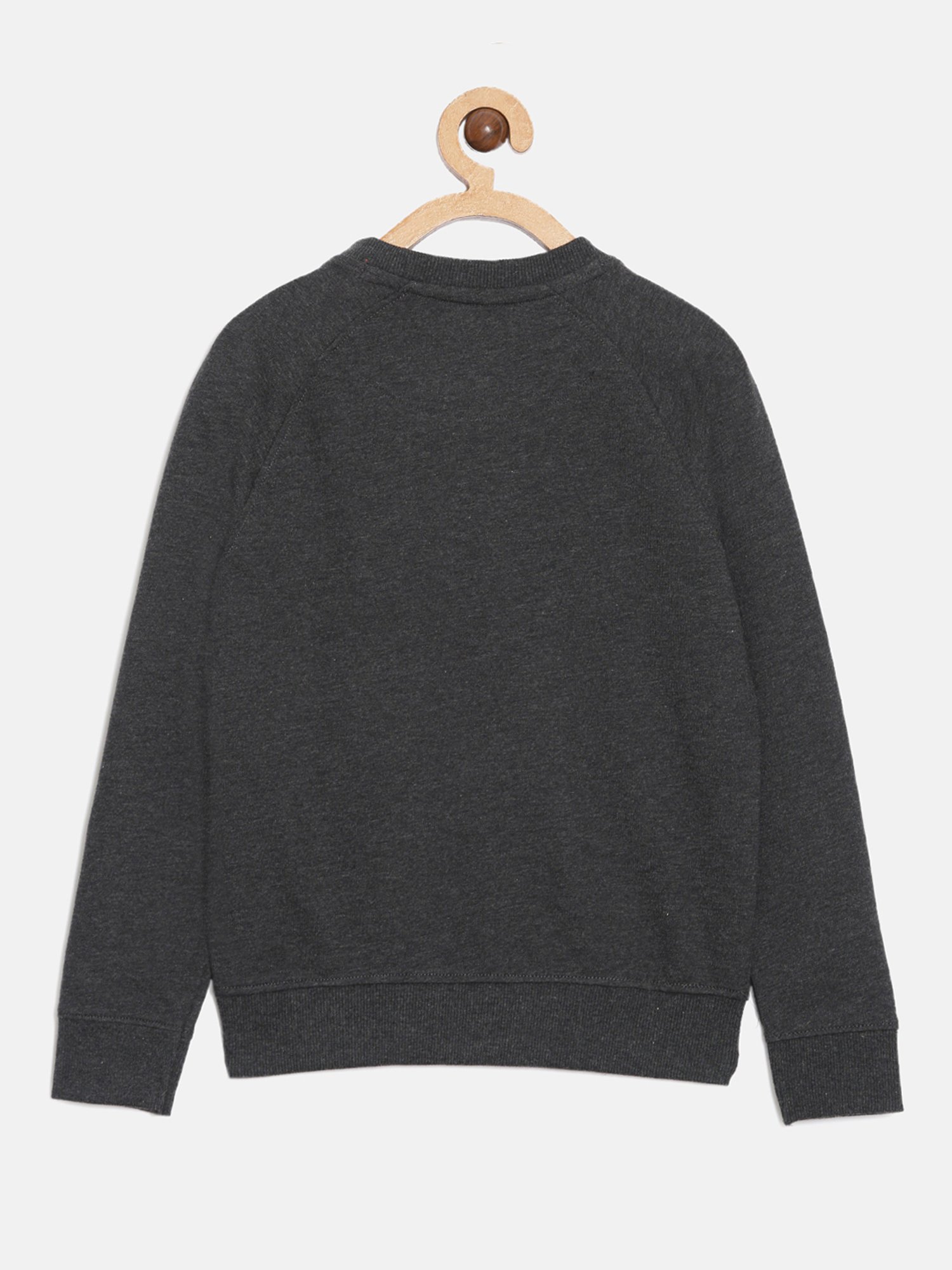 Dixcy Scott Originals Kids Grey Printed Full Sleeves Sweatshirt