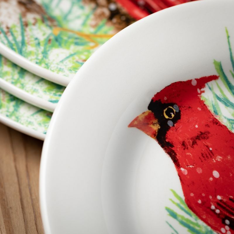 Blue Rose Polish Pottery Garland of Blue Dessert Plate