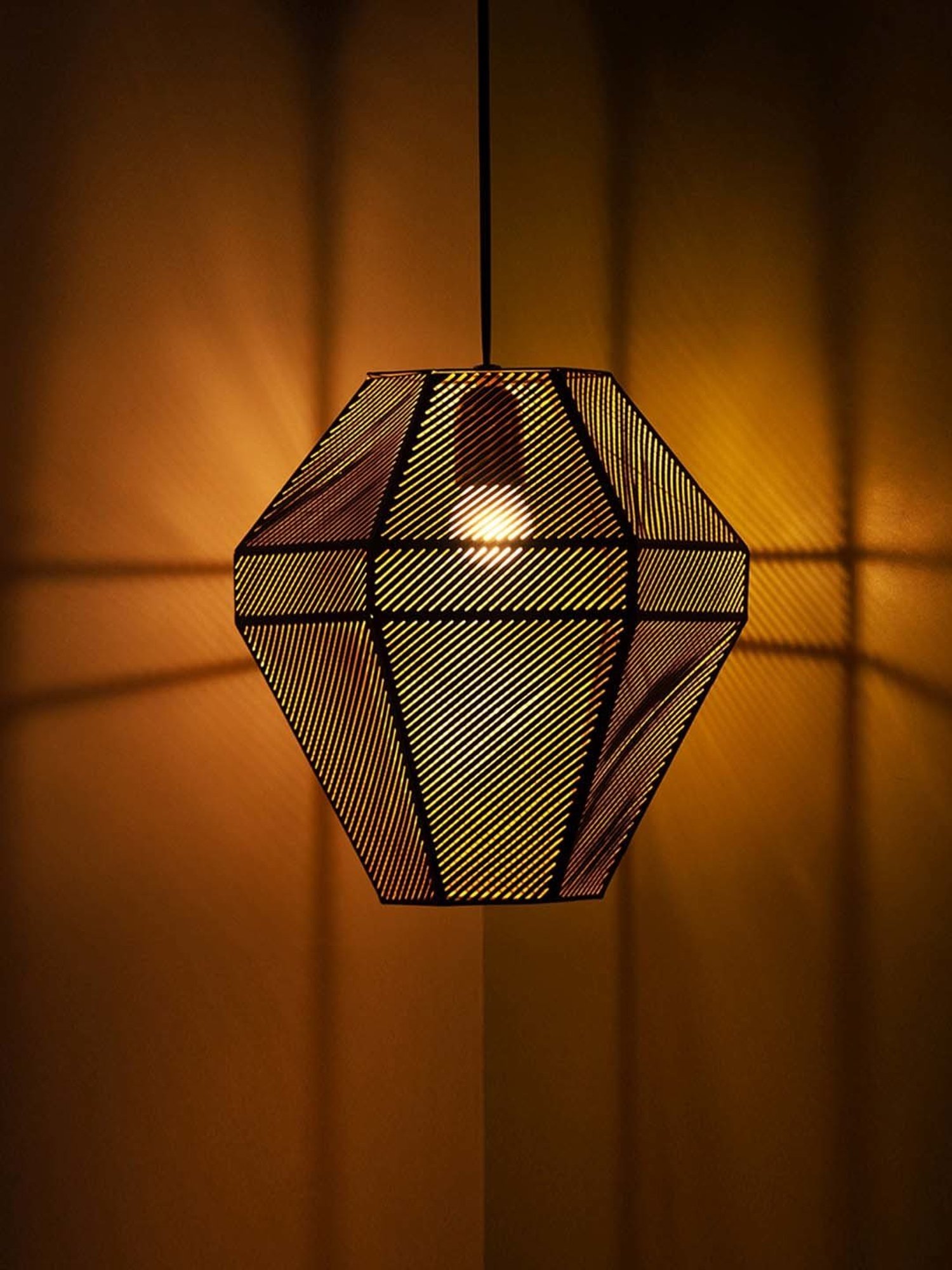 Fos Lighting 'Dish' Antique Gold & White Brass 5-In-1 Hanging Light