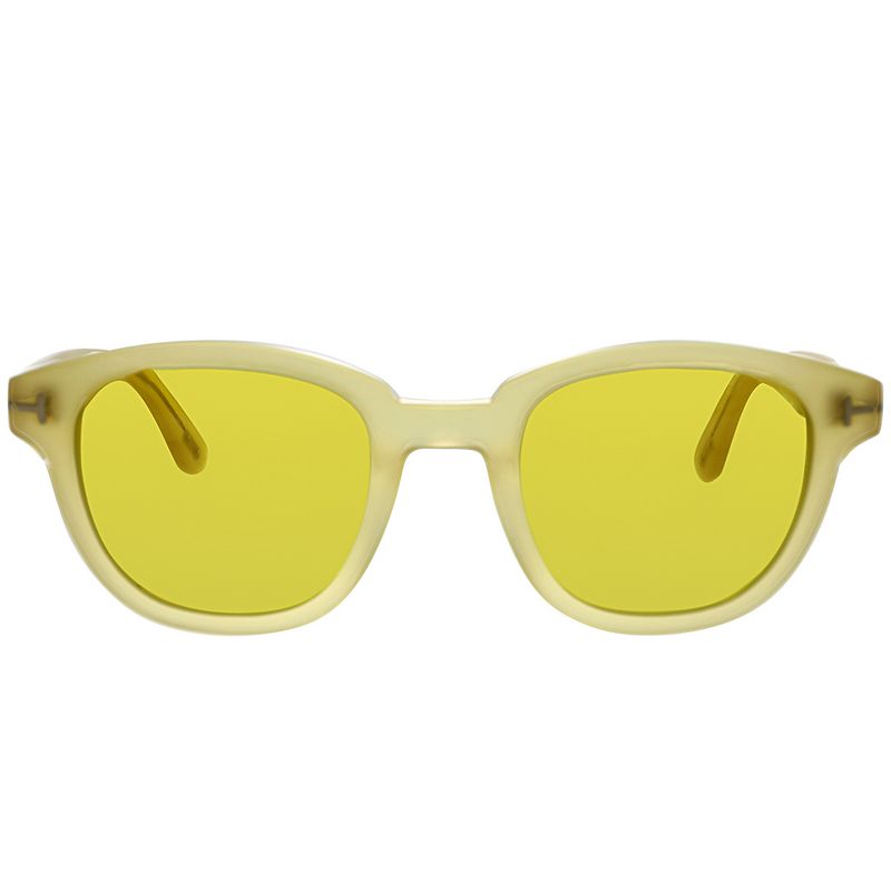 Tom Ford Garett  59E Unisex Square Sunglasses Yellow 49mm