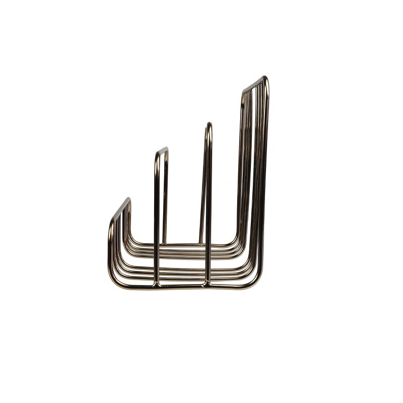 Design Ideas Savoy Letter Holder - Letter and Document Organizer - Brass, 7.6" x 4.4" x 6.1"