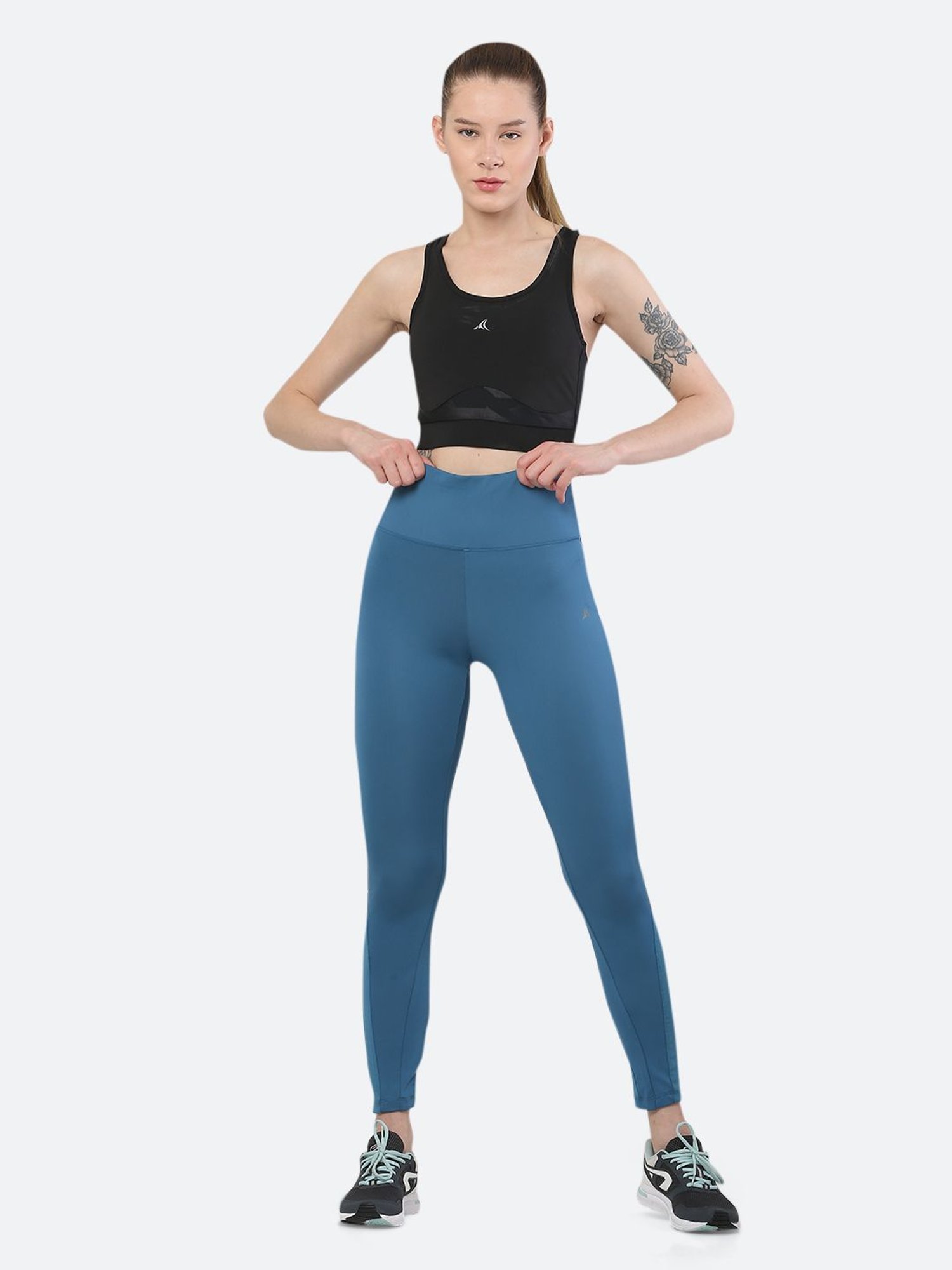 Fitleasure Blue High Rise Tights