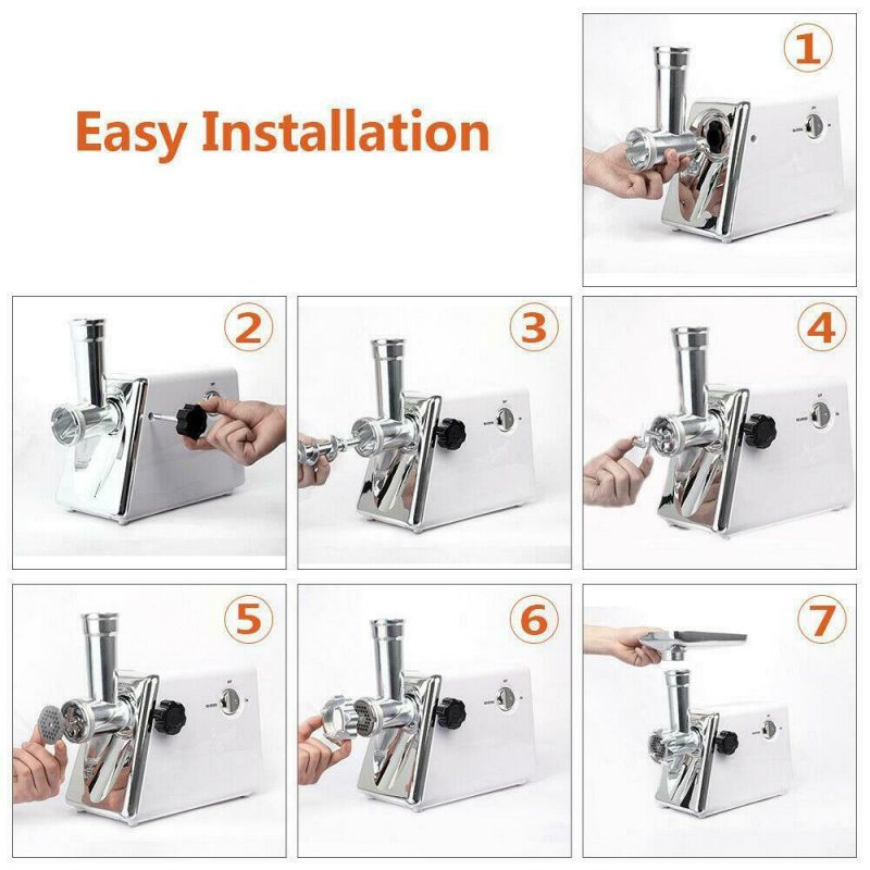 Hot Turboforce Cadet Meat Grinder Sausage Stainless Stuffer Maker Cutter White