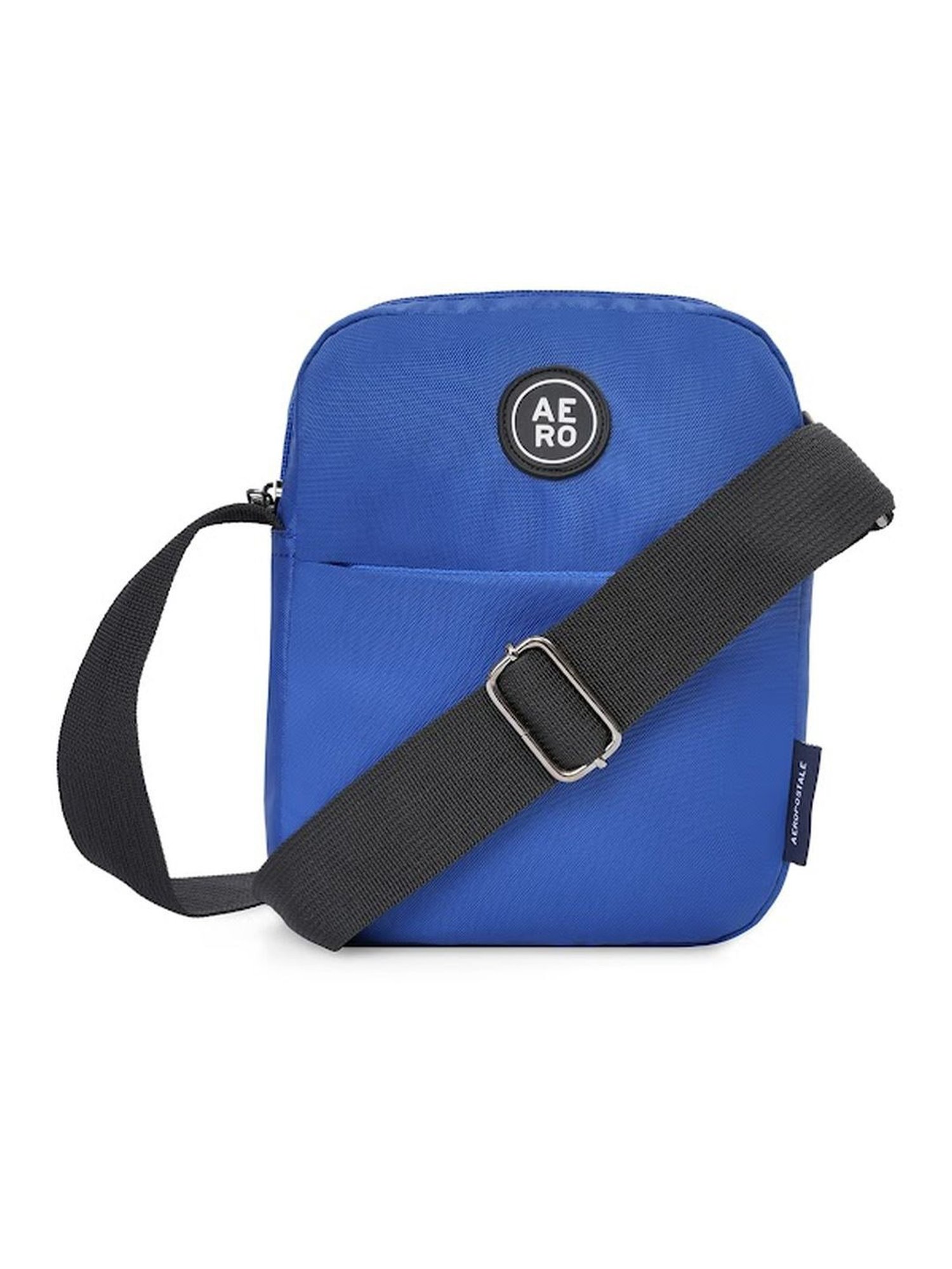 Aeropostale Eren Black Polyester Printed Cross Body Bag