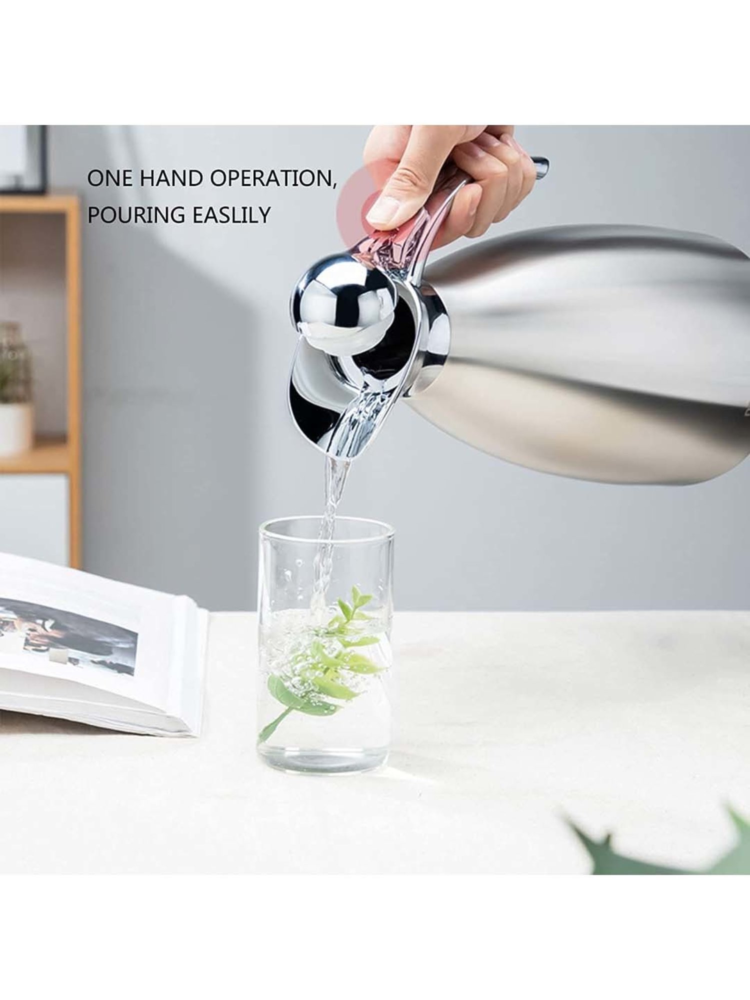 Milton Silver Stainless Steel Thermal Flask (1000 ml) - Set of 1