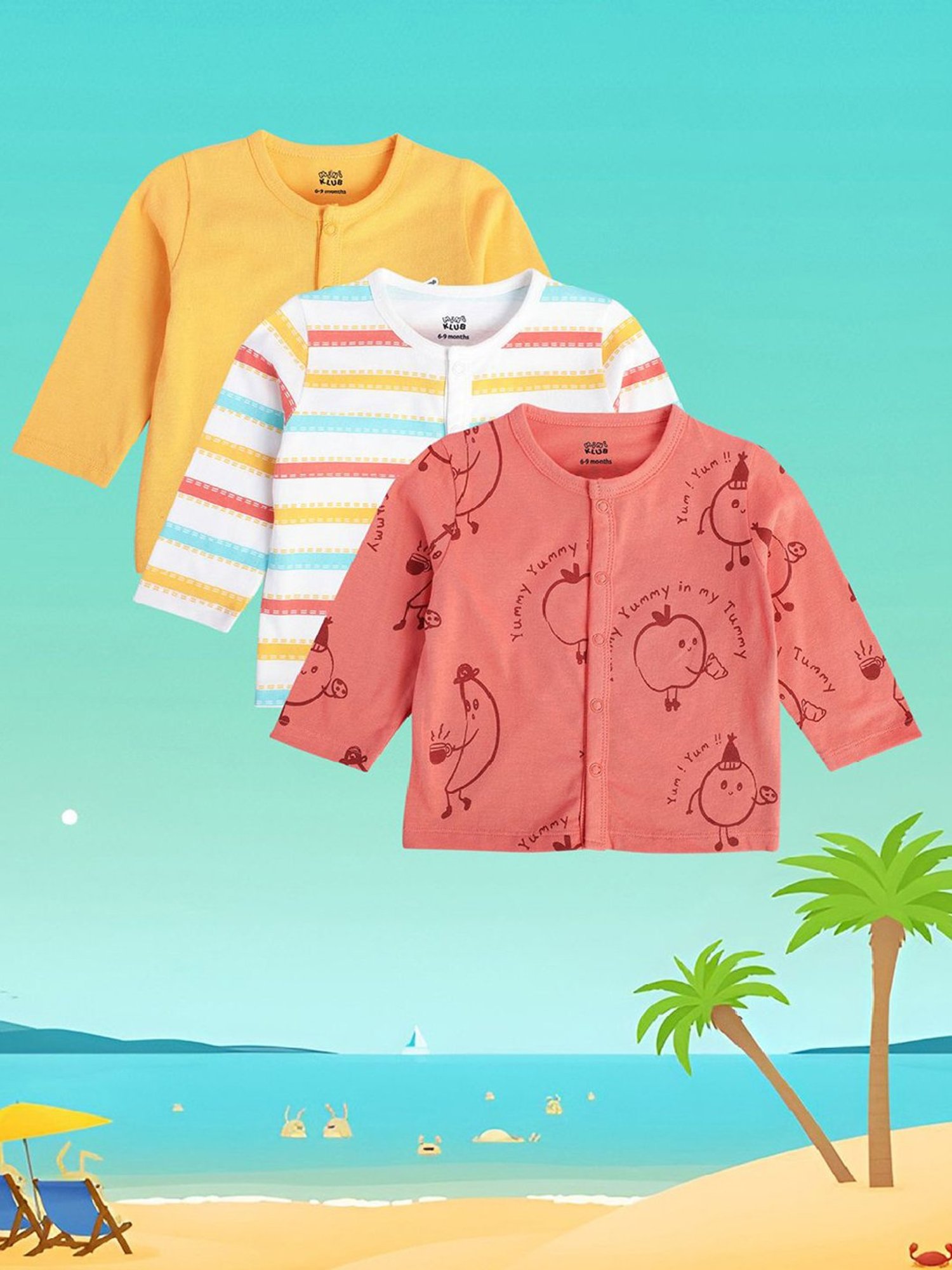 Nino Bambino Kids Multicolor Cotton Regular Fit Brief