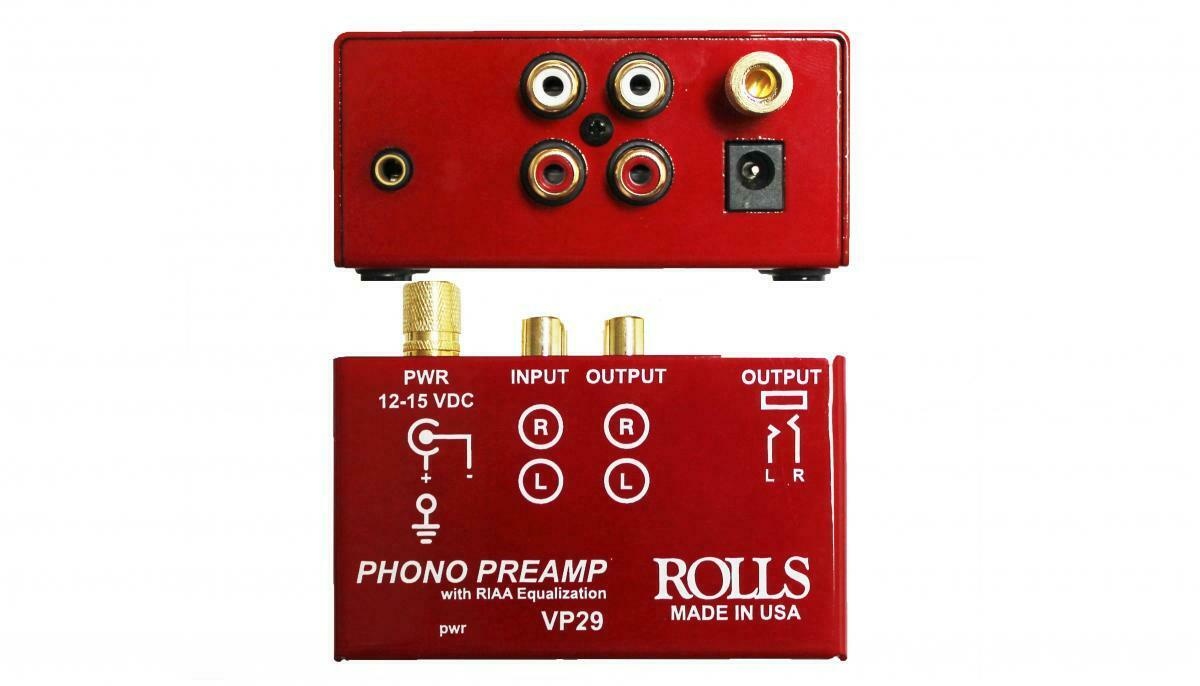 Rolls VP29 2" x 3.3" x 1.5" Phono Preamplifier