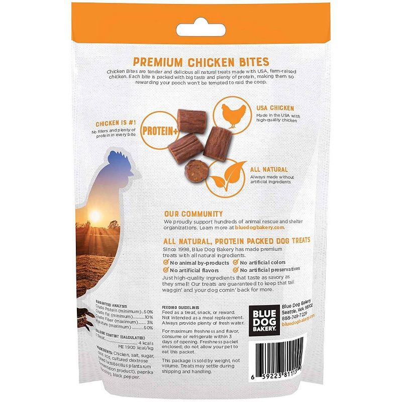 Blue Dog Bakery Chicken Bites Chewy Dog Treats - 7.8oz