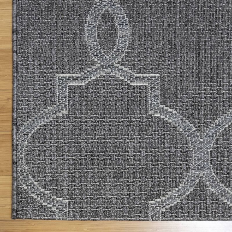 8'x10 Loire Pewter Outdoor Rug Gray - Studio by Brown Jordan