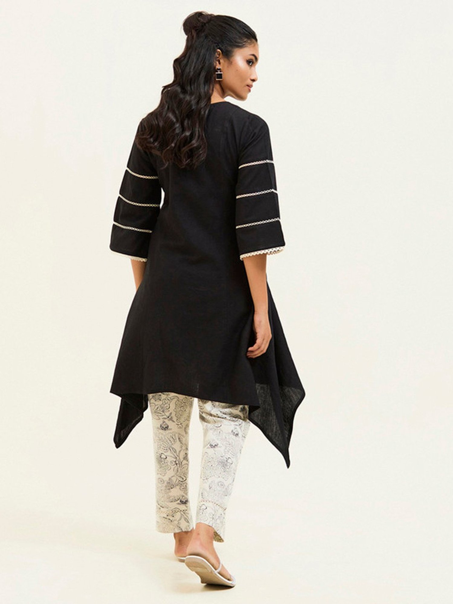 Melon by PlusS Blue Printed Shirt Pant Set