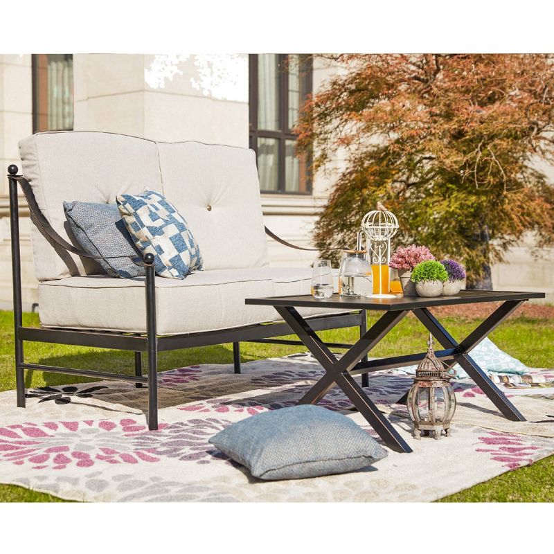 2pc Loveseat Patio Seating Set - Patio Festival