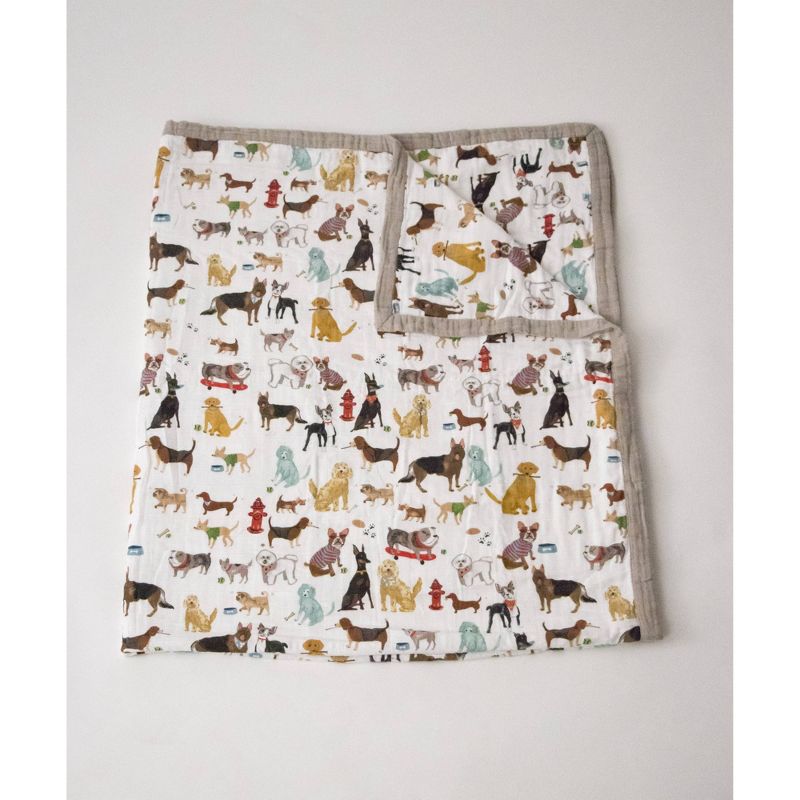 Little Unicorn Cotton Muslin Quilt Big Kid - Woof