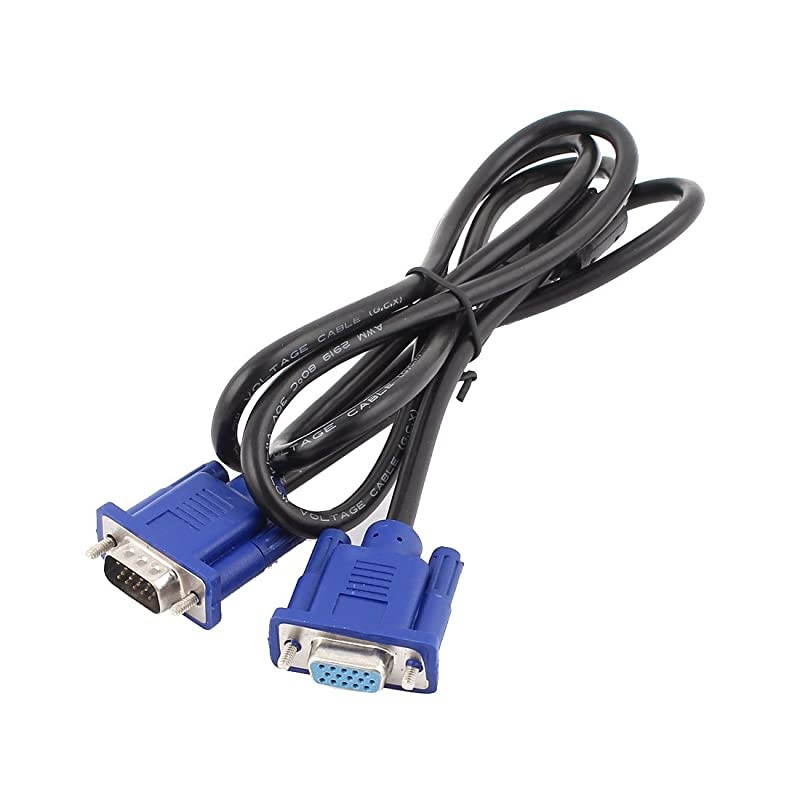 to Fe15pin VGA Extension Cable 55 Inch Long for Computer LCD