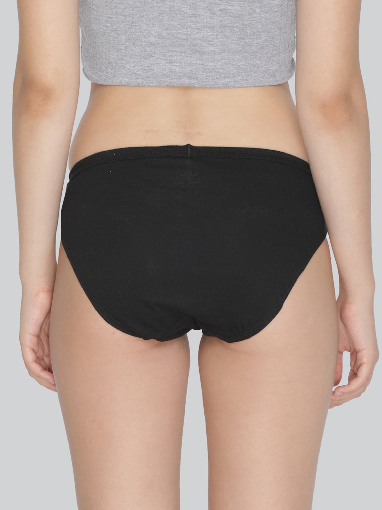 Lyra Assorted Color Cotton Bikini Panties - Pack Of 10